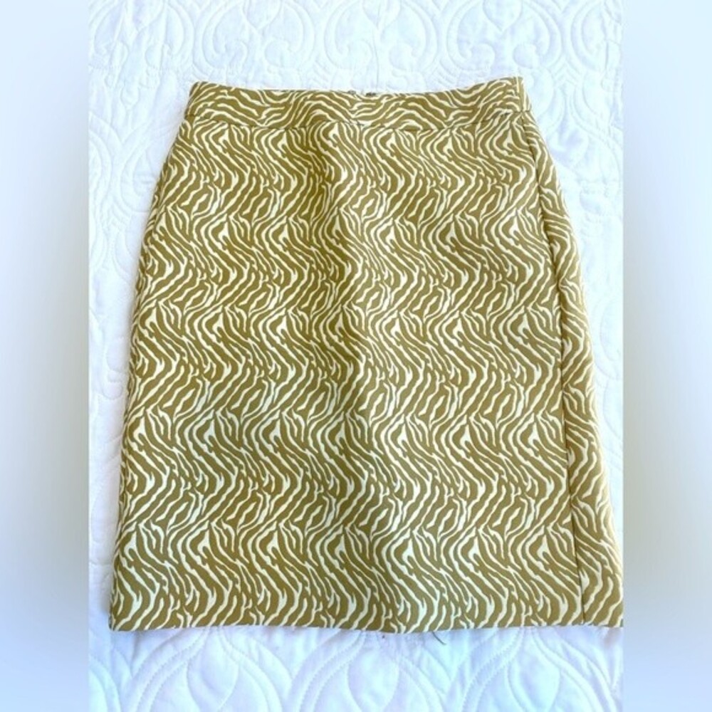 Banana Republic Animal Print Pencil Skirt